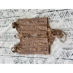 Victoria's Secret Lace-Up Corset Bodysuit